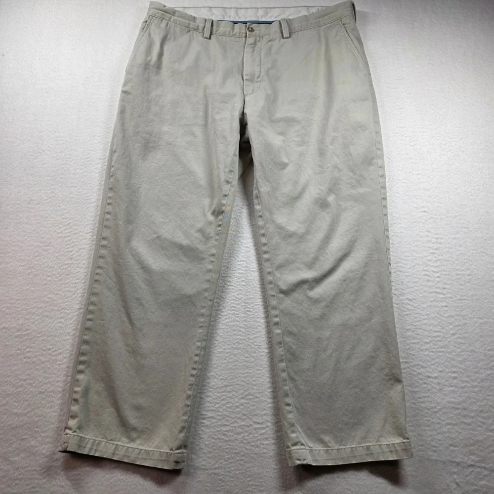 Polo Ralph Lauren Mens Relaxed Fit Chino‎ Pants Khaki Beige 38x29 100% Cotton